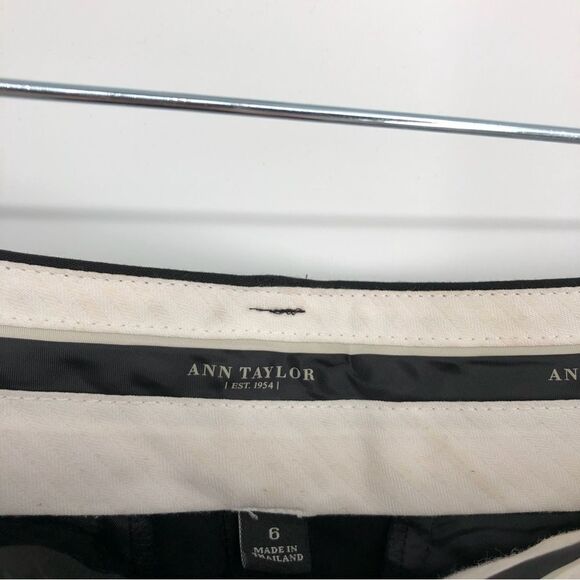 Ann Taylor Black Dress Pants 6 - Picture 4 of 10